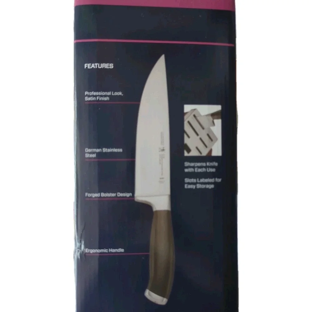 New Henckels International Elan Forged 14 Piece Self-Sharpening Knife Block Set